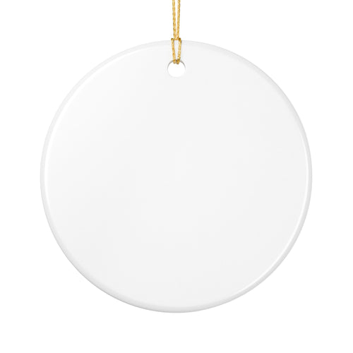 .50Cal Ceramic Holiday Ornament (1pc)