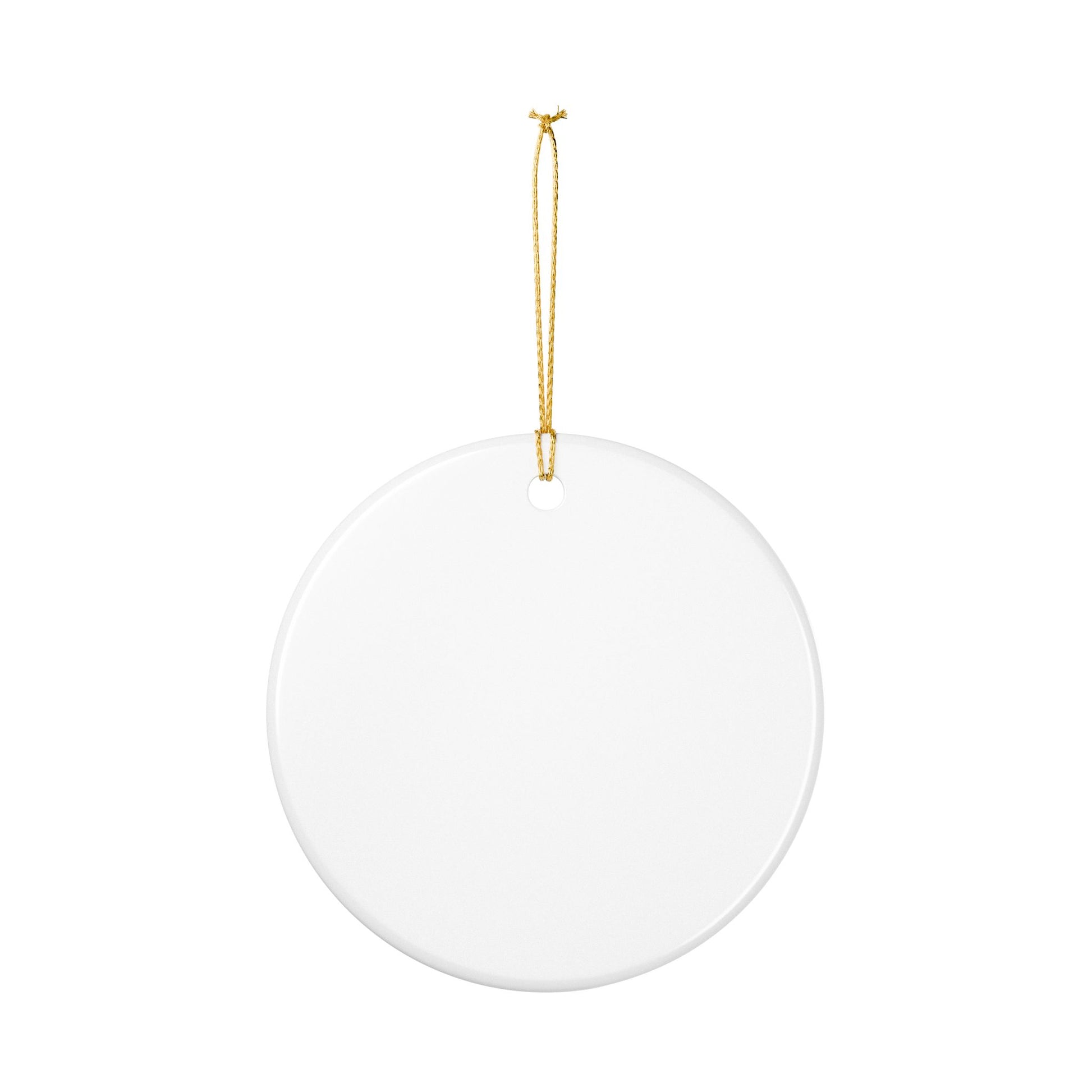 .50Cal Ceramic Holiday Ornament (1pc)